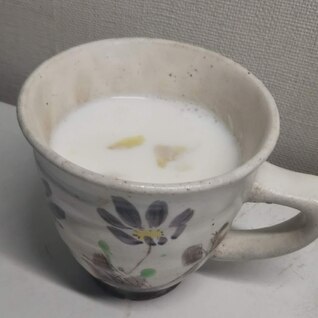 風邪のひき始めに☆ミルクしょうが葛湯